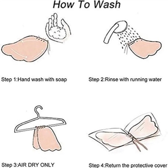 Strapless Self Adhesive Silicone Bra, Push Up Drawstring Invisible Bra - Picture 5 of 7